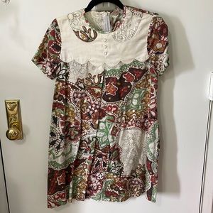 See by Chloe Floral Cotton Babydoll Dress